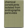 Chemical Constituents Isolated from Andrographis paniculata by Poonam Kulyal