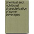Chemical and Nutritional Characterization of Some Beverages