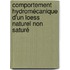 Comportement Hydromécanique d'un Loess naturel non saturé