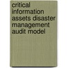 Critical Information Assets Disaster Management Audit Model door Abubakar Aminu Mu'Azu