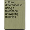 Cultural differences in using a telephone answering machine door Evelinah Mathoho