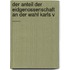 Der Anteil Der Eidgenossenschaft An Der Wahl Karls V ......