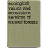 Ecological Values and Ecosystem Services of Natural Forests