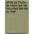 Effets de l'huile de neem sur les mouches tsé-tsé au Mali