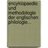 Encyklopaedie Und Methodologie Der Englischen Philologie...