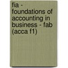Fia - Foundations Of Accounting In Business - Fab (acca F1) door Bpp Learning Media