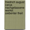 Friedrich August Carus Nachgelassene Werke: siebenter Theil by Friedrich August Carus