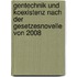 Gentechnik Und Koexistenz Nach Der Gesetzesnovelle Von 2008