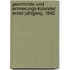 Geschichts- und Erinnerungs-Kalender, Erster Jahrgang, 1842