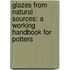 Glazes From Natural Sources: A Working Handbook For Potters