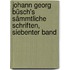 Johann Georg Büsch's sämmtliche Schriften, Siebenter Band