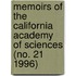 Memoirs of the California Academy of Sciences (No. 21 1996)