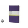 Moleskine Notebook Plain Brilliant Violet Hard Cover Pocket door Moleskine
