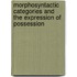 Morphosyntactic Categories and the Expression of Possession