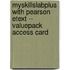 MySkillsLabPlus with Pearson Etext -- Valuepack Access Card
