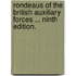 Rondeaus of the British Auxiliary Forces ... Ninth edition.