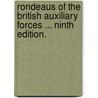 Rondeaus of the British Auxiliary Forces ... Ninth edition. door Nugent Taillefer