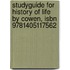 Studyguide For History Of Life By Cowen, Isbn 9781405117562