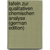 Tafeln Zur Qualitativen Chemischen Analyse (German Edition)