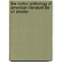 The Norton Anthology of American Literature 8e - V1 Shorter