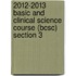 2012-2013 Basic and Clinical Science Course (Bcsc) Section 3