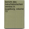 Bericht Des Naturhistorischen Vereins In Augsburg, Volume 13 door Naturhistorischer Verein In Augsburg