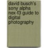 David Busch's Sony Alpha Nex-F3 Guide to Digital Photography