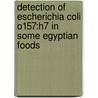 Detection of Escherichia coli O157:H7 in some Egyptian foods door El-Safey Mohamed