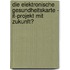 Die Elektronische Gesundheitskarte - It-Projekt Mit Zukunft?