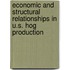 Economic and Structural Relationships in U.S. Hog Production