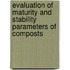 Evaluation of  maturity and stability parameters of composts