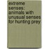 Extreme Senses: Animals with Unusual Senses for Hunting Prey