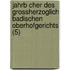 Jahrb Cher Des Grossherzoglich Badischen Oberhofgerichts (5)