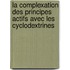 La Complexation des Principes Actifs avec les Cyclodextrines