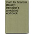 Math for Financial Literacy: Instructor's Annotated Workbook
