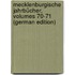 Mecklenburgische Jahrbücher, Volumes 70-71 (German Edition)