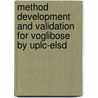 Method Development And Validation For Voglibose By Uplc-elsd by Nadeem Khan