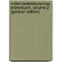 Mittelniederdeutsches Wörterbuch, Volume 2 (German Edition)