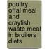 Poultry Offal Meal and Crayfish Waste Meal in Broilers Diets
