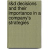R&D decisions and their importance in a company's strategies door Swati Gulhati