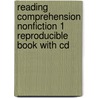 Reading Comprehension Nonfiction 1 Reproducible Book With Cd by Joanne Suter