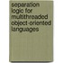 Separation Logic for Multithreaded Object-Oriented Languages
