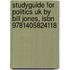 Studyguide For Politics Uk By Bill Jones, Isbn 9781405824118