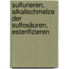 Sulfurieren, alkalischmelze der sulfosäuren, esterifizieren door Wichelhaus