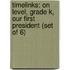 Timelinks: On Level, Grade K, Our First President (Set of 6)