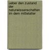 Ueber den Zustand der Naturwissenschaften im dem Mittelalter by Kopp Hermann