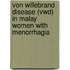Von Willebrand Disease (vwd) In Malay Women With Menorrhagia