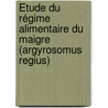 Étude du régime alimentaire du Maigre (Argyrosomus regius) door Abdallahi Limam