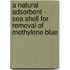 A Natural Adsorbent - Sea Shell for Removal of Methylene Blue