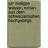 Am heiligen Wasser, Roman aus dem schweizerischen Hochgebirge